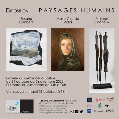 Paysages humains - Philippe Cacheux, Susana Lamberti, Marie-Claude Vidal
